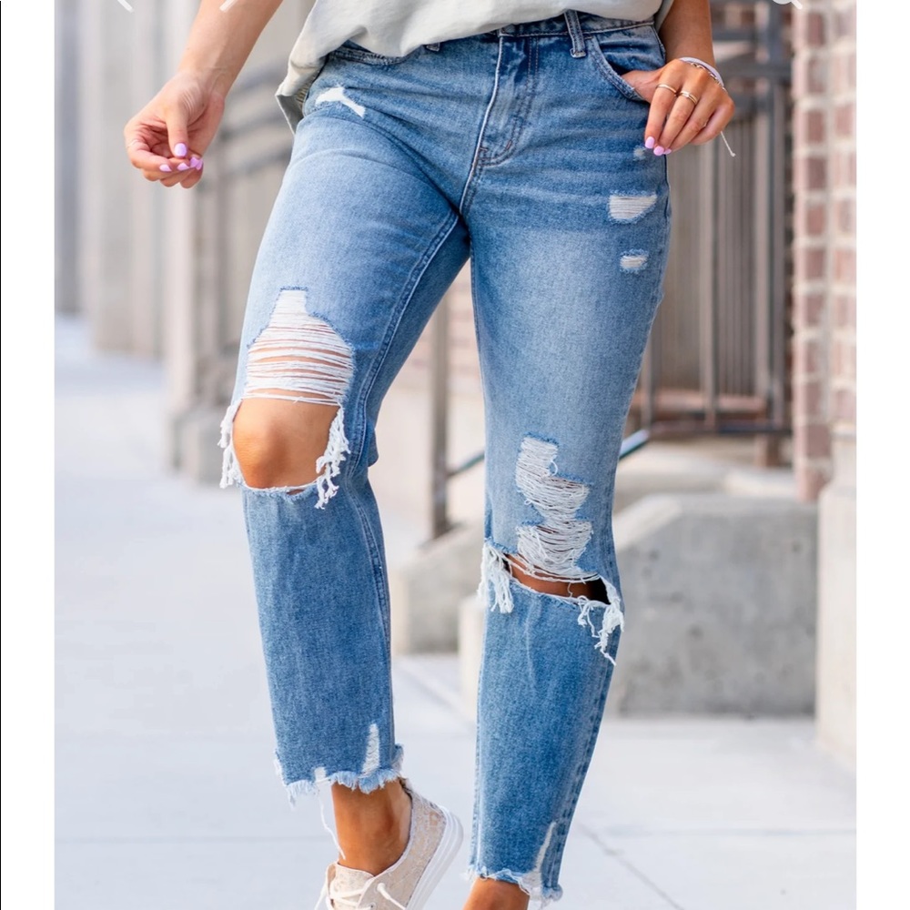 Flying Monkey Ripped Jeans